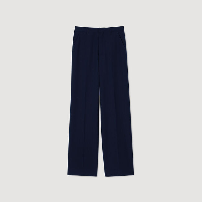 Wool suit trousers