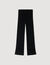 Ruffled knit trousers