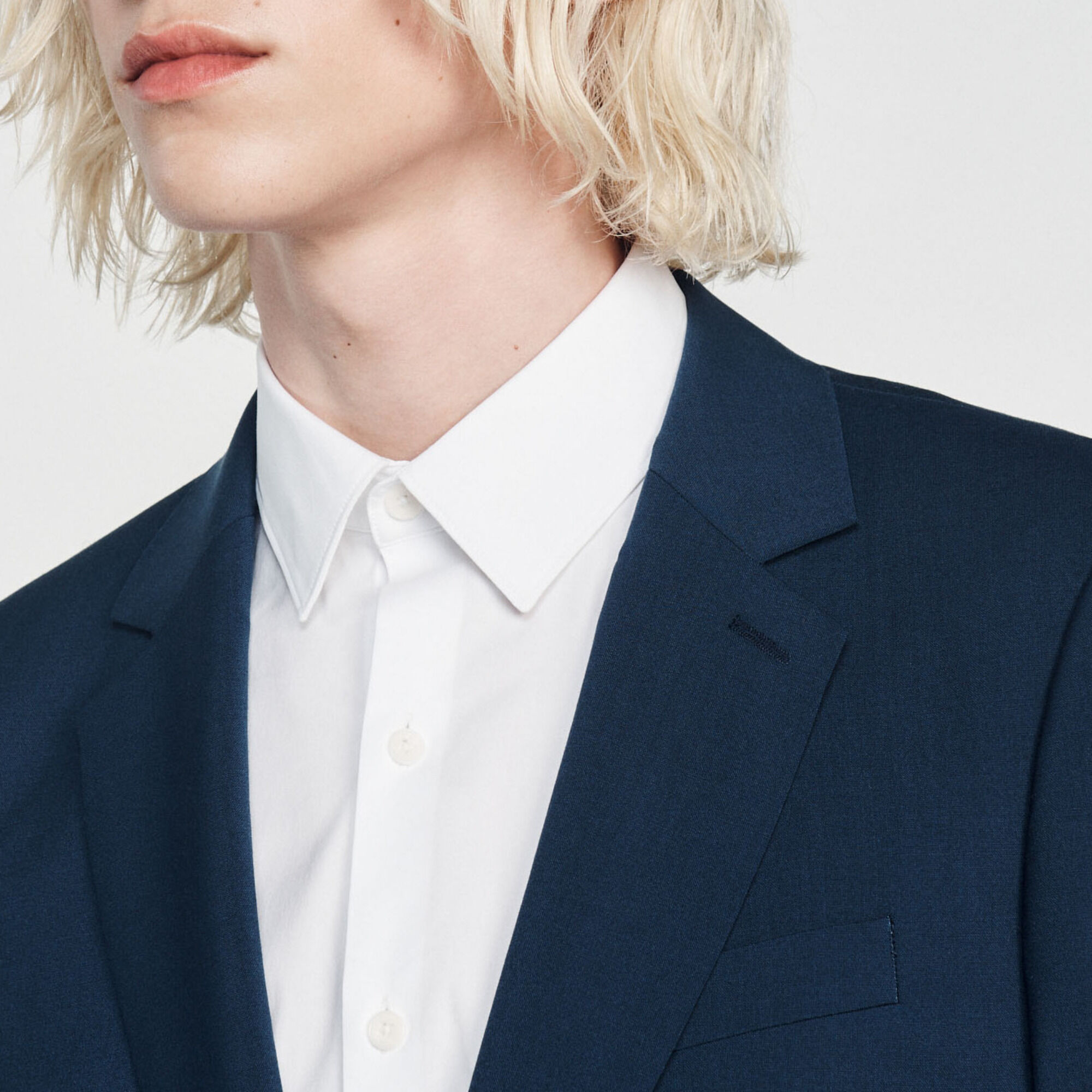 Virgin wool suit jacket