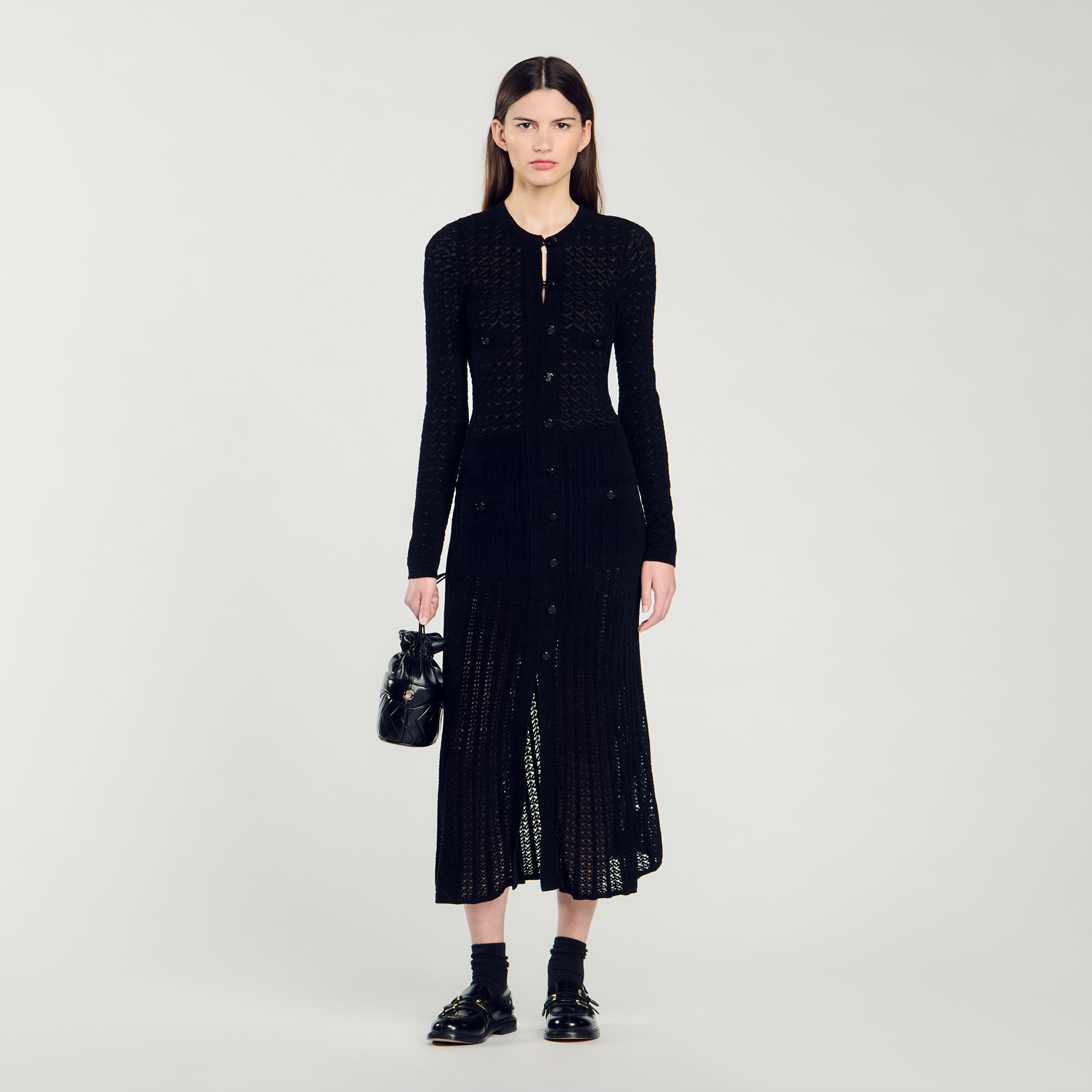Black dresses for women Sandro Paris