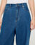 Wide-leg rhinestone jeans