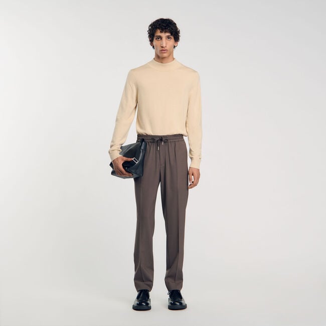 Elasticated waist trousers