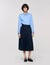 Long pleated skirt