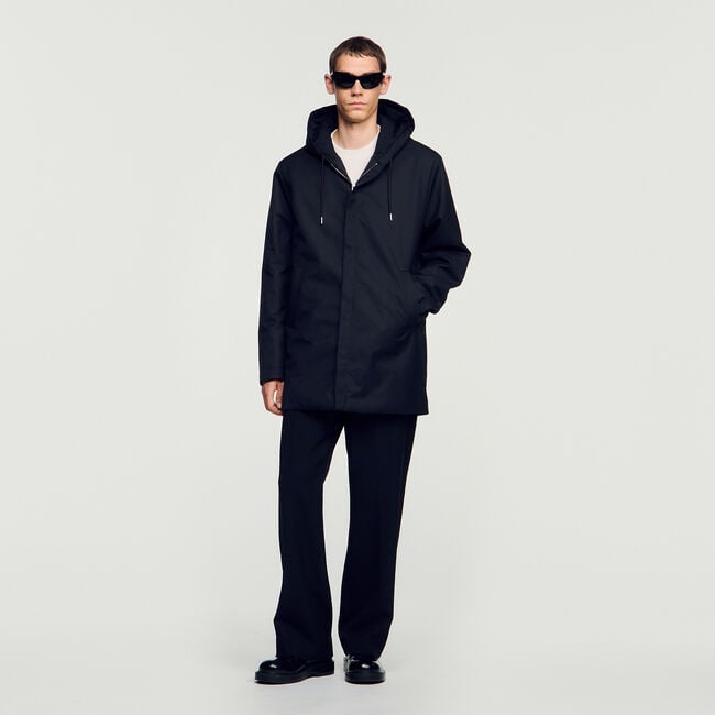 Hooded padded parka - Men | Sandro