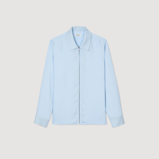 Zip-up shirt