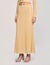 Pointelle knit maxi skirt