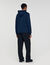 Leather patch sweatshirt