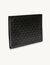Embossed leather document case
