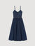 Midi denim dress