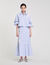Long striped skirt