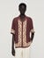 Loose-fit contrast print shirt