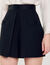 High-waisted shorts with buttons
