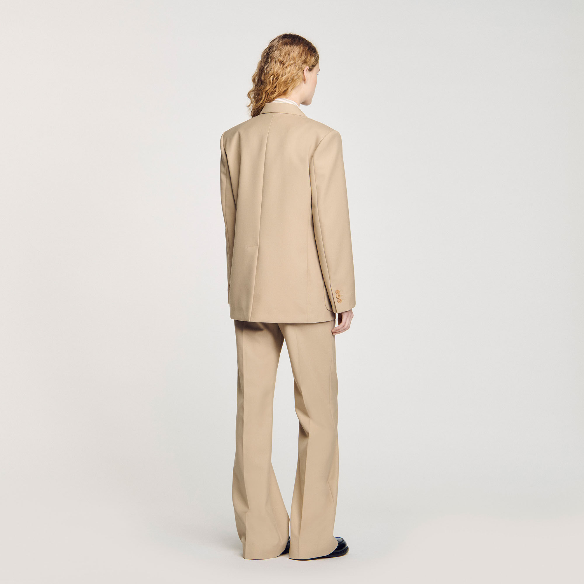 Double-breasted suit jacket