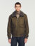 Wool aviator jacket with shearling - Men | Sandro