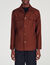 Wool blend overshirt
