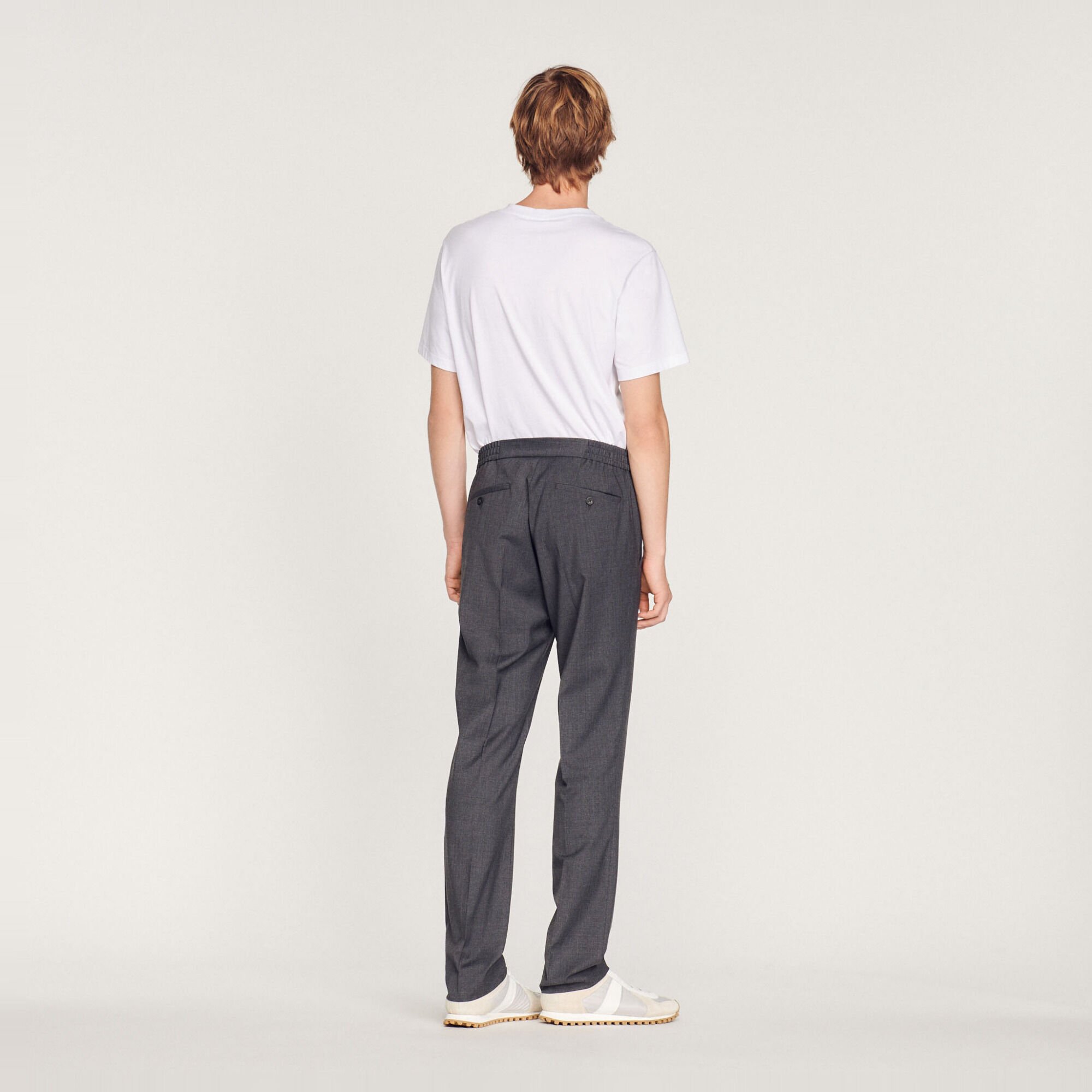 Virgin wool trousers