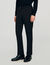 Elasticated straight-leg trousers