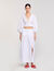 Long poplin skirt