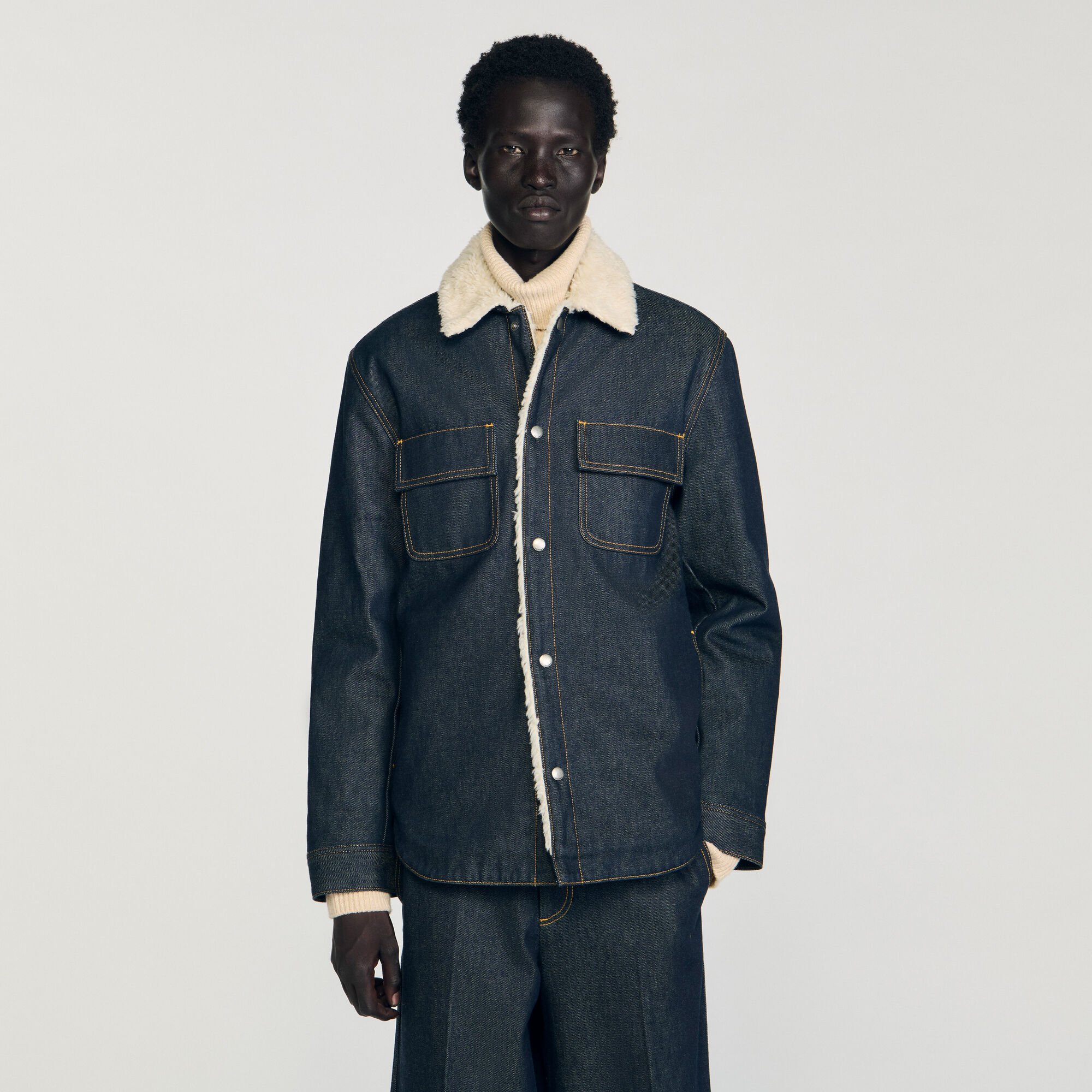Denim overshirt