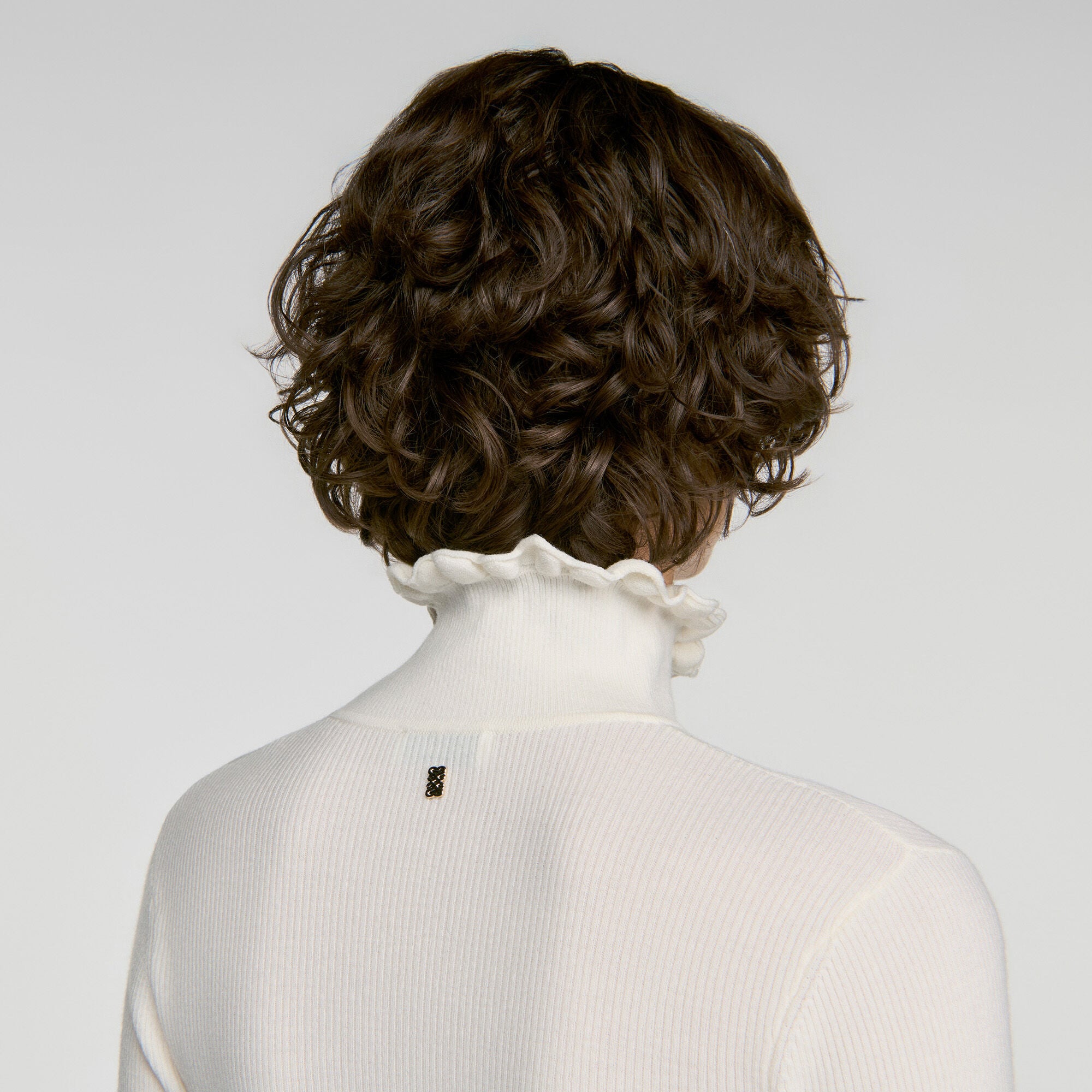 Ruffled roll-neck wool jumper - Women | Sandro