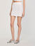 Short pearl bead knit skirt