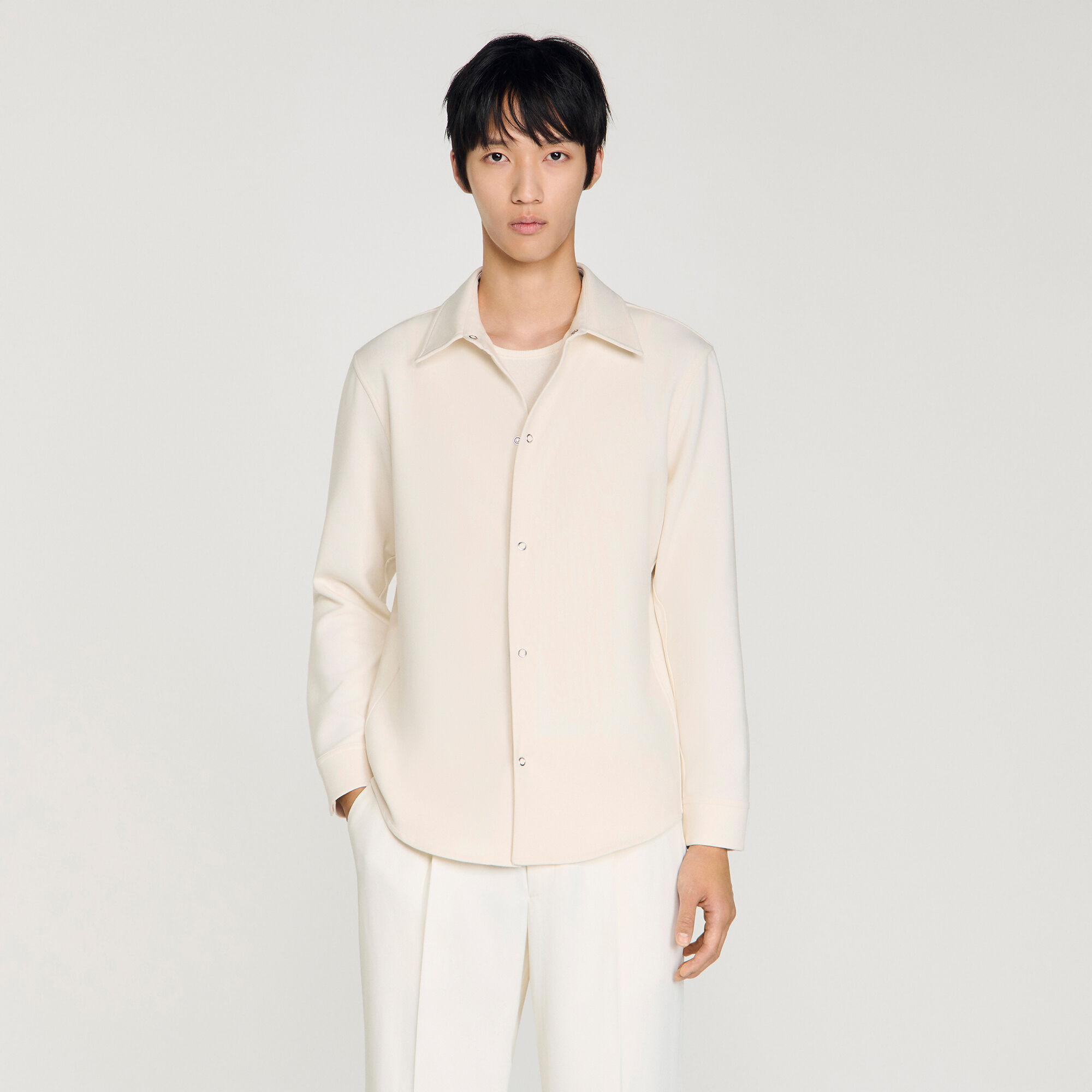 Long-sleeved jersey shirt