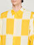 Flowing shirt with check print