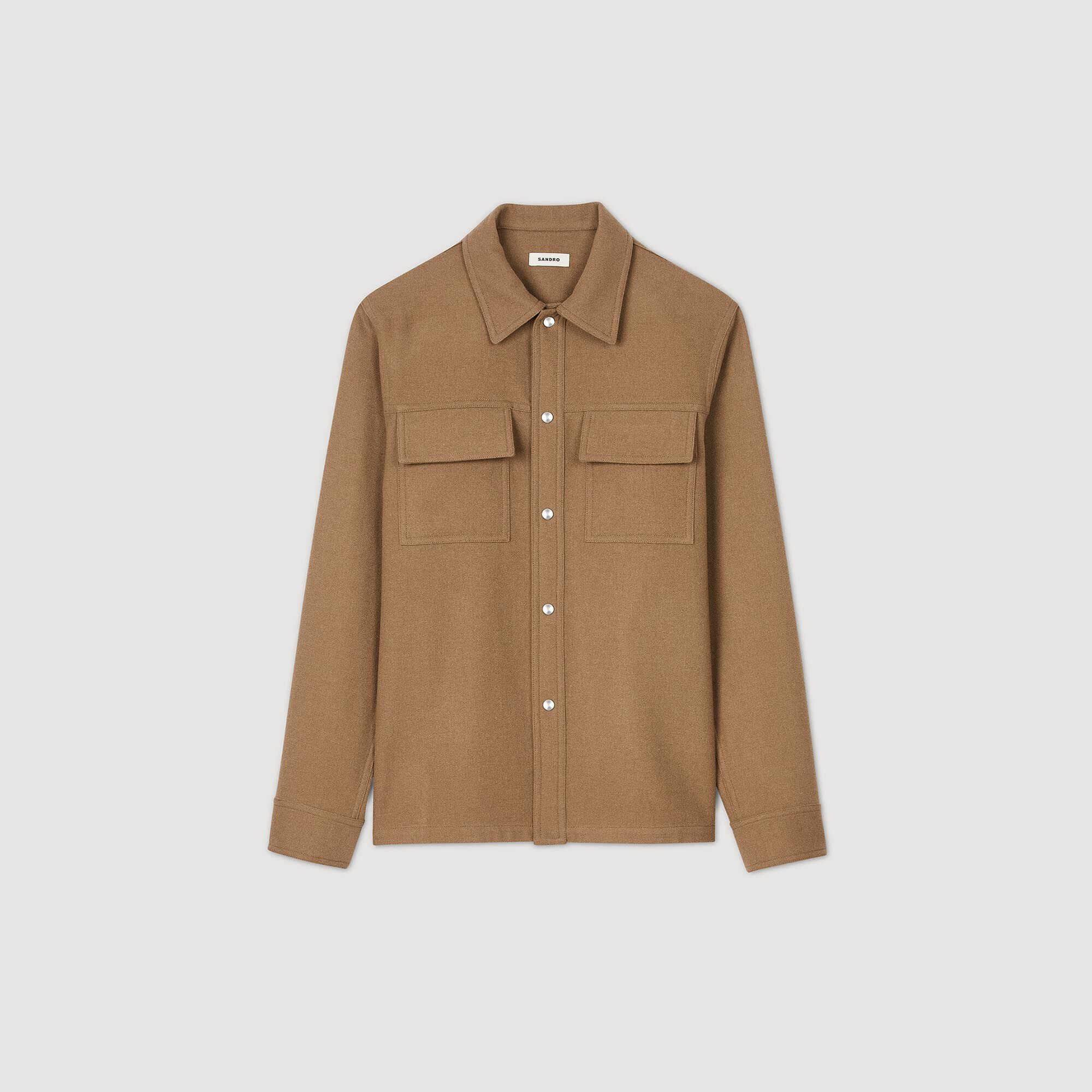 Wool overshirt - Men | Sandro