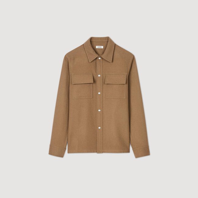 Wool overshirt