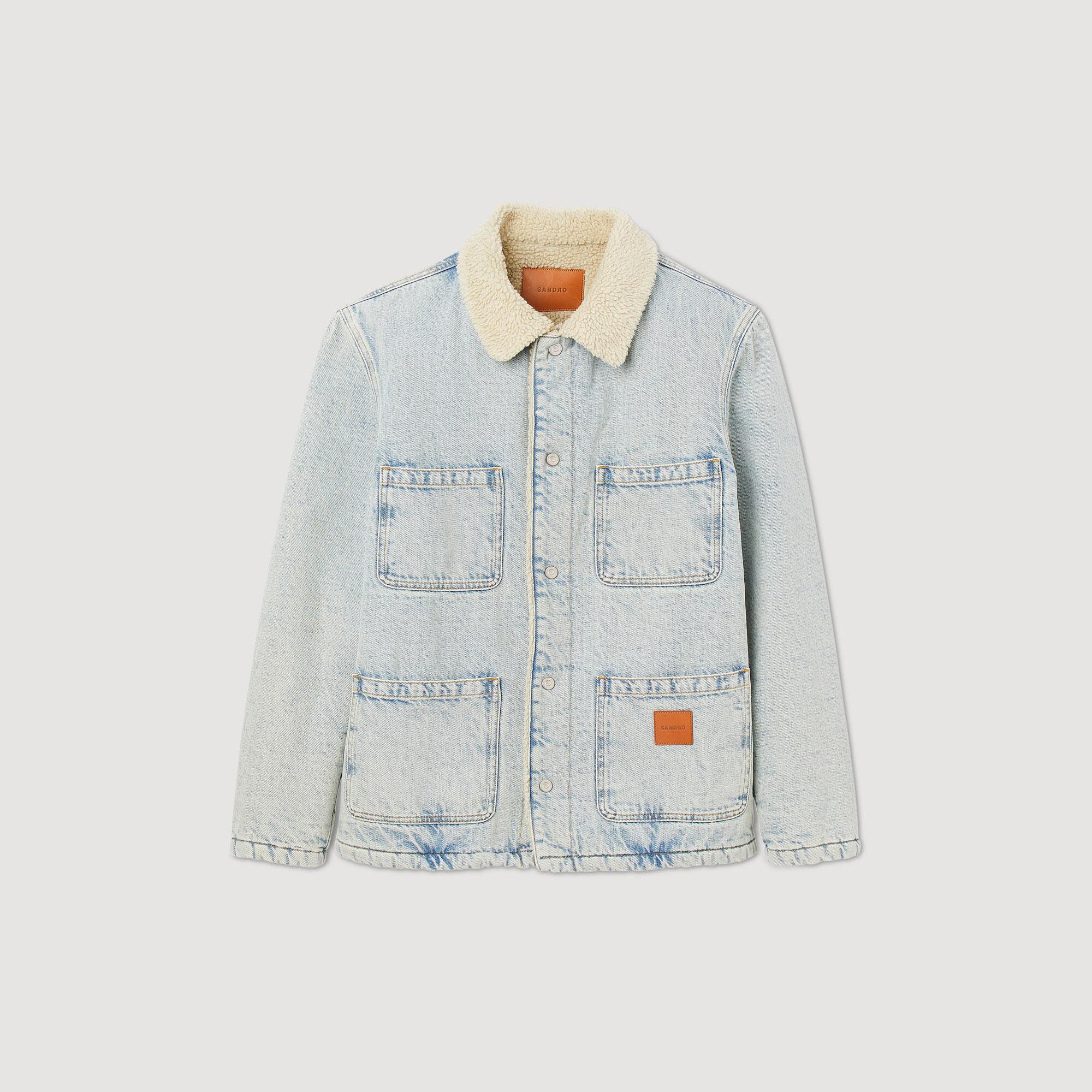 Denim worker's jacket