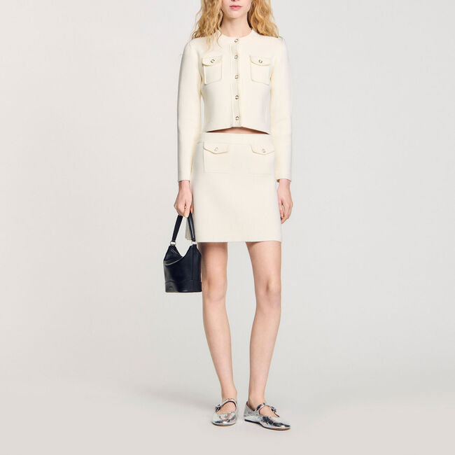 Short rib-knit skirt - Women | Sandro