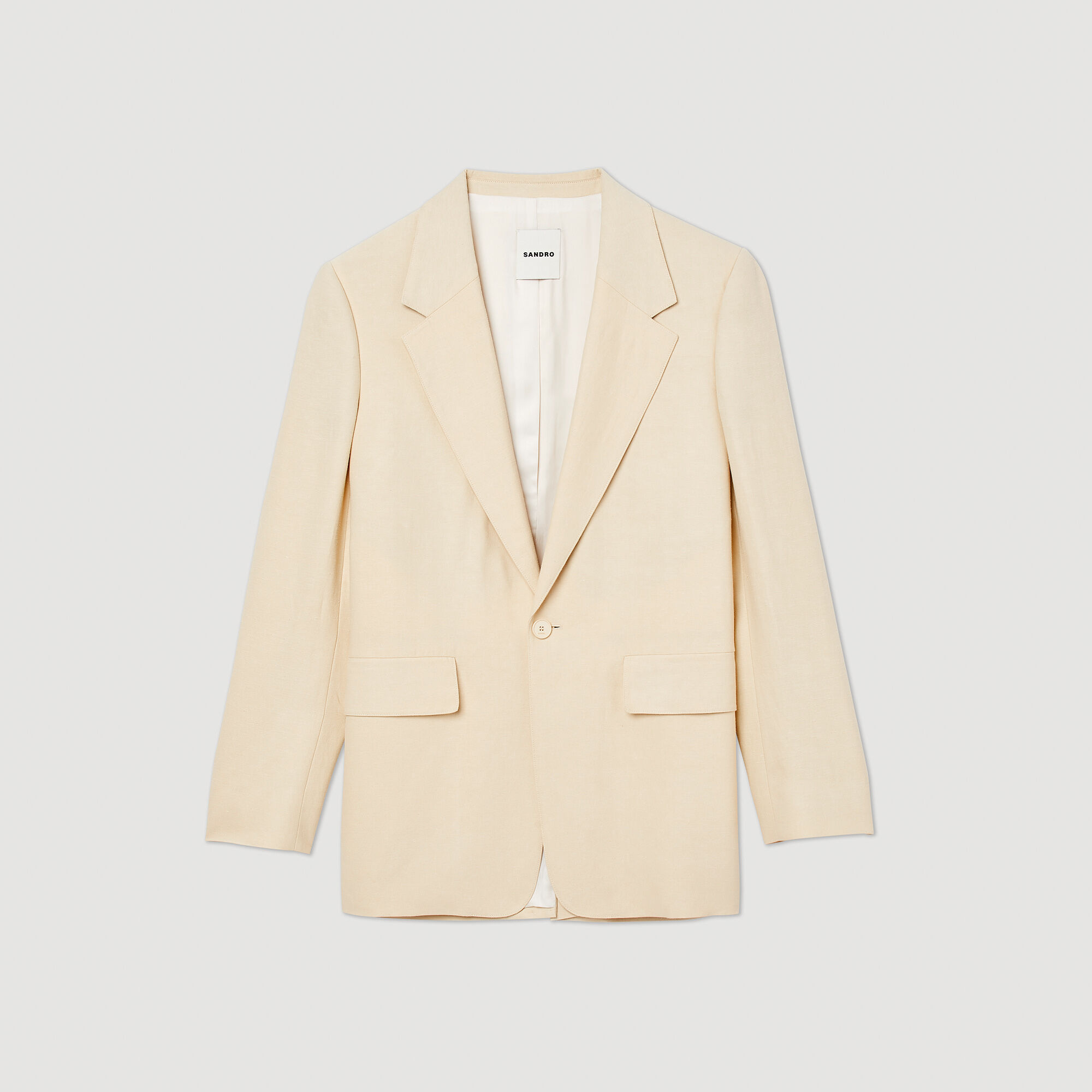 Linen suit jacket