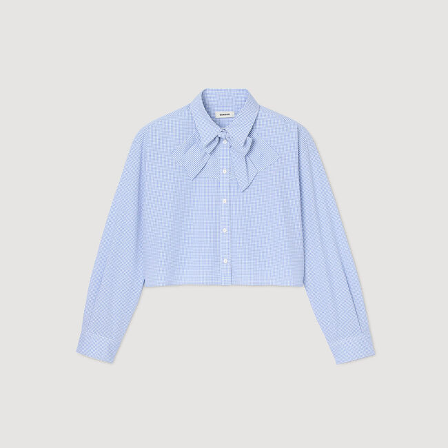 Bow collar shirt