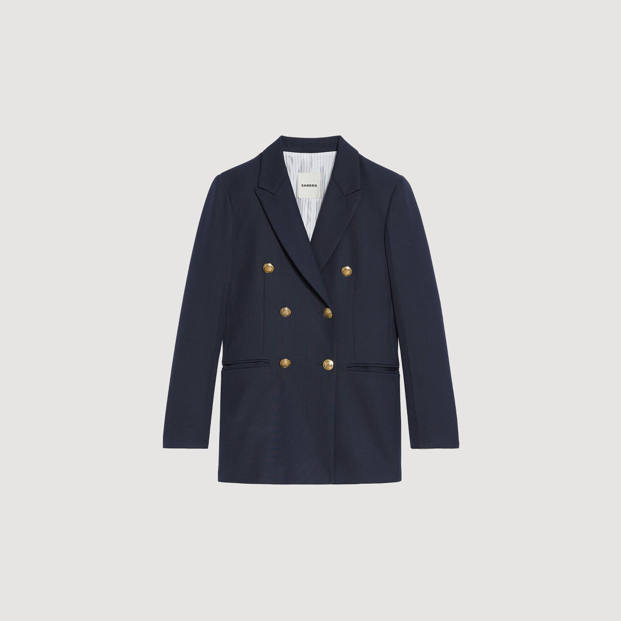 Sandro navy blazer discount