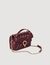 Yza small plain leather bag