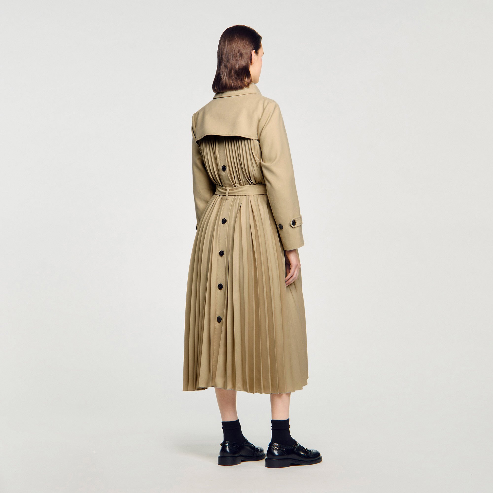 Belted double-breasted trench Belted double-breasted trench