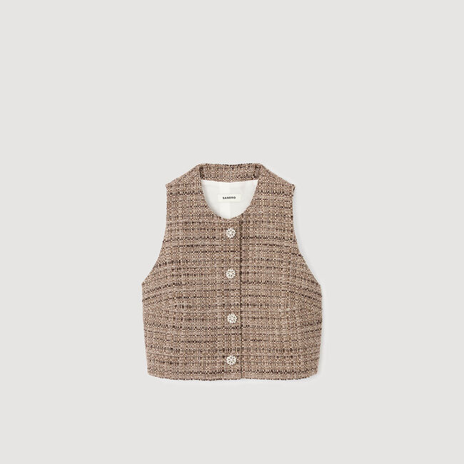 Tweed vest