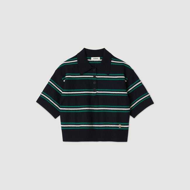 Polo-neck jumper