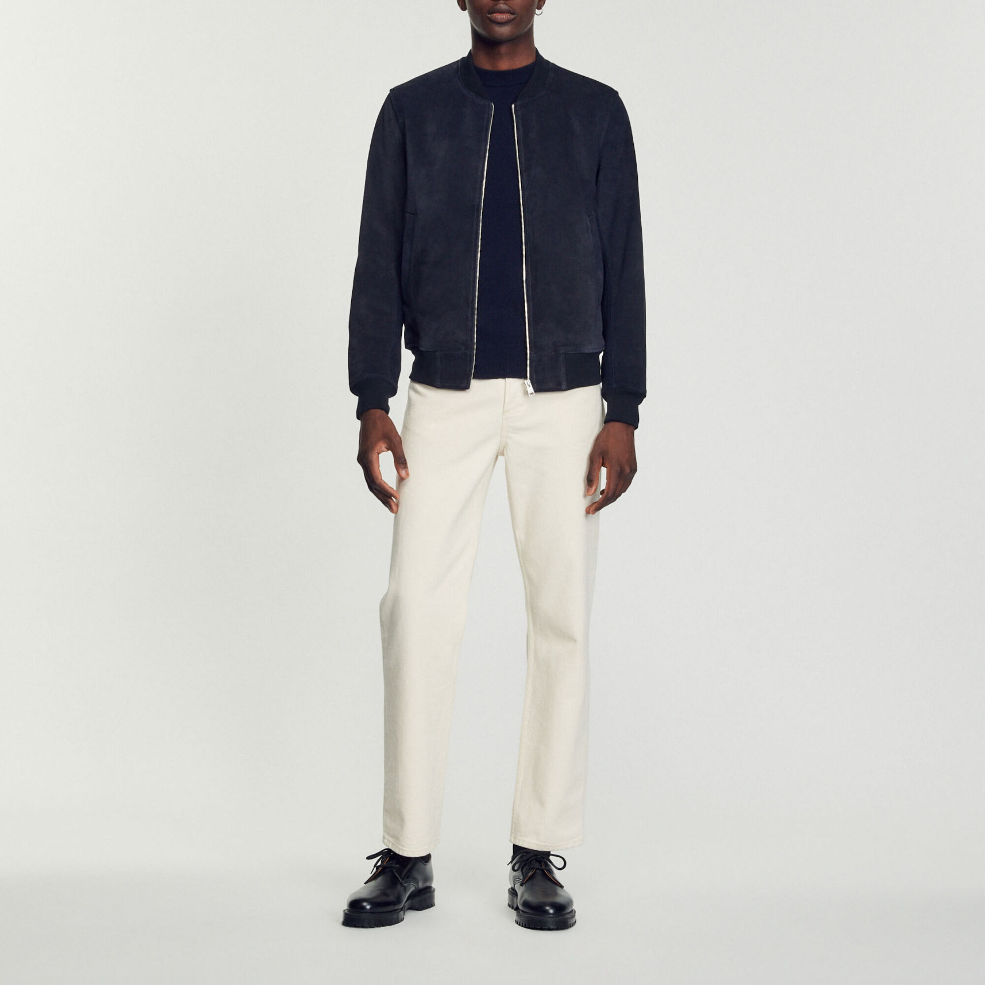 Jacket in certified leather