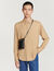 S monogram-embossed small leather bag