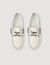 Leather boat shoe loafers