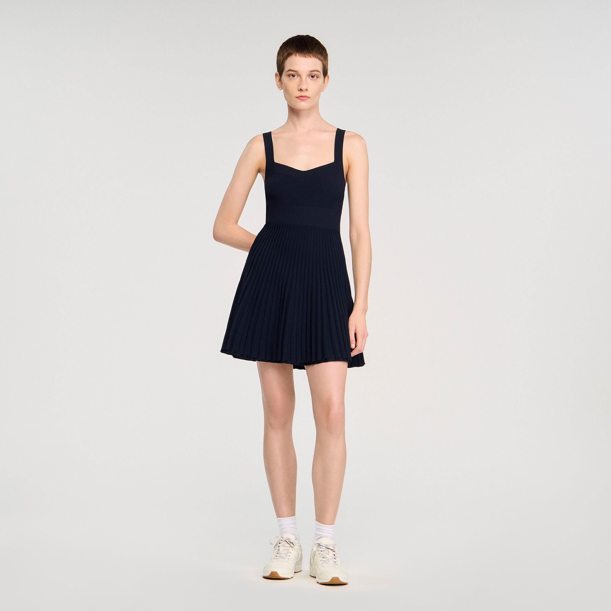 Short knit dress