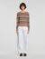 Layered effect striped jumper - Women | Sandro