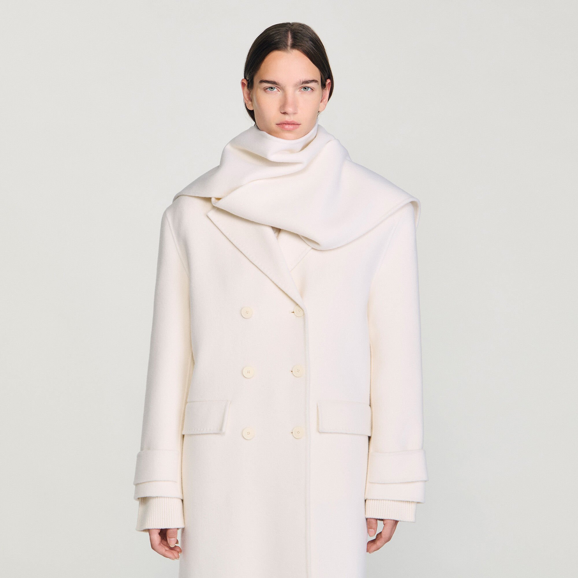 Oversized wool coat