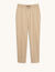 Cotton carrot-fit trousers