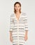 Stripy knit maxi dress