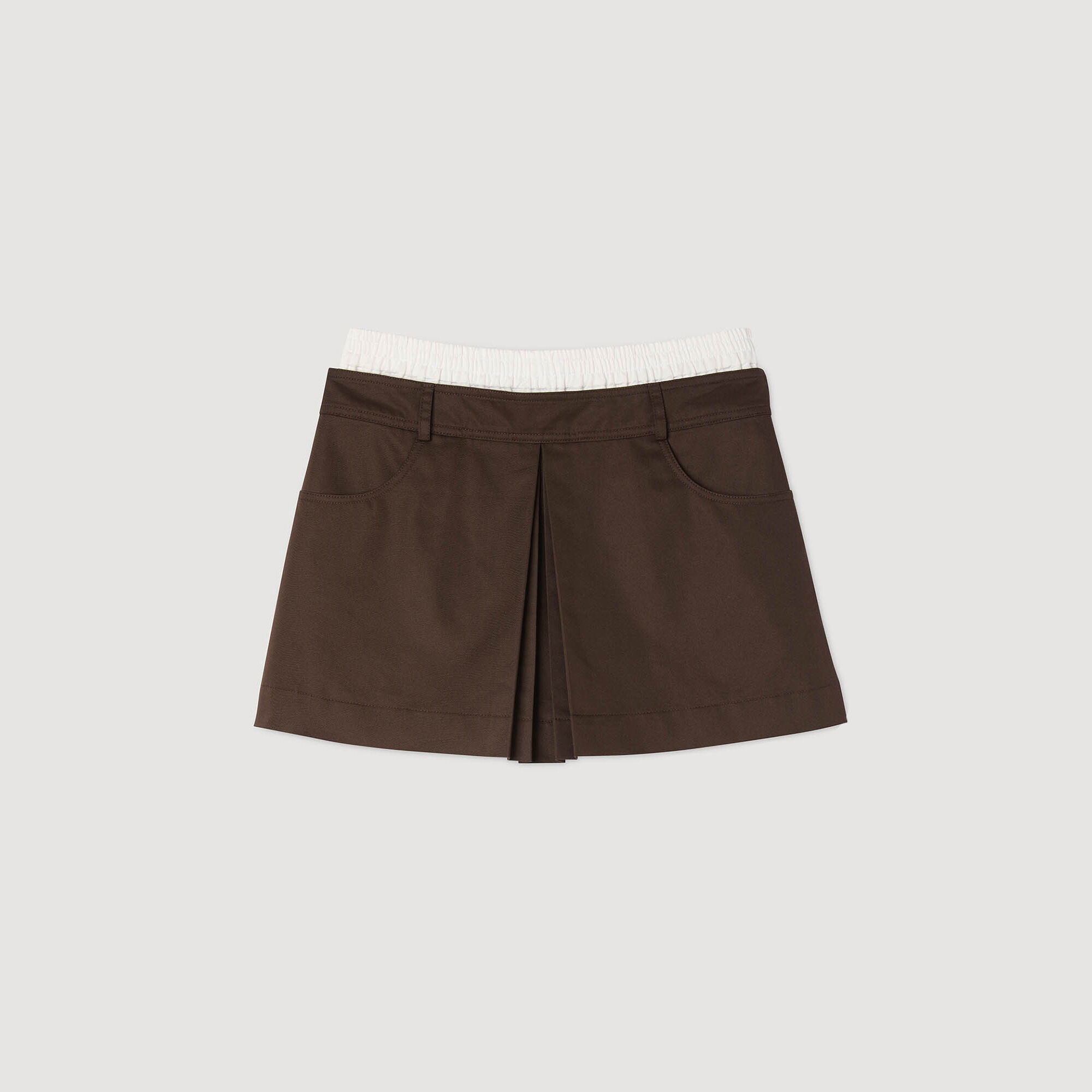 Pleated skort