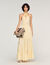 Floral print linen maxi dress