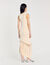 Fringed and beaded knit midi dress