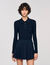 Cable knit polo jumper